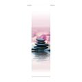 Home Fashion 86193-723 rosé H:245 x B:60 cm Schiebevorhang Digitaldruck Sasso, Dekostoff-Seidenoptik