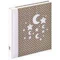 walther design UK-208 Babyalbum Stars und Moon, braun, 28 x 30,5 cm