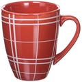 COZIC CR/102 Set 6 Tassen Kaffee 1/12 Keramik Rot/weiß 23 x 16 x 9 cm 20 cl