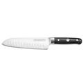 Kitchenaid Santoku Messer, Edelstahl, Silber-schwarz, 17 x 7 x 2 cm