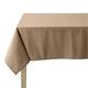 COUCKE Tischdecke rund Uni Cappuccino Baumwolle 235 cm