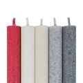 AMABIENTE - Designcandles rot Designcandles Rondo Stabkerze, Pflanzenwachs, feuerrot, 19,0 x 2,2 x 2,2 cm, 19 x 2.2 x 2.2 cm, 4-Einheiten