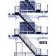 Artis 608872 Blue Stairs Leinwand mehrfarbig 30 x 45 x 3,3 cm