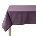 COUCKE 3152192181511 Uni Tischdecke, Baumwolle, quadratisch 180 X 180 cm, Baumwolle, aubergine, 180 x 180 x 0,03 cm