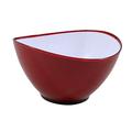 Esmeyer 4-teiliges Schalen-Set Wing aus AS-Kunststoff, Farbe: rot/weiß Maße: Durchmesser 13 cm, Höhe 7,0 cm Salatschüsseln, Melamin, 14 x 14 x 8 cm