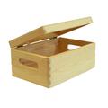 Compactor Wood Box mit Deckel, Holz, Natur