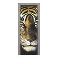 Decoralive tigre-image Tür 83 x 211 cm