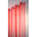 Linder 110/35/375AB Uni Vorhang Polyester transparent/orange Hot 145 cm