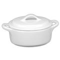 Holst Porzellan COC 212 Cocotte/Kokotte/Topf mit Deckel 1,1 l, weiß, 17 x 15.5 x 11 cm