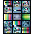 Troy Litten Late Night TV 40 x 50 cm Leinwand Prints, Mehrfarbig