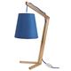 Tosel 64210 Chicken Foot Lampe Holz Buche/Baumwolle/Stoff Holz/blau 280 x 510 mm