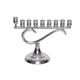 Insideretail 501228-6 Menorah Polierter Aluminium, 6er Set, Metall, Silber, 23 x 10 x 18 cm