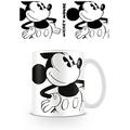 empireposter - Mickey Mouse - Vintage Big - Größe (cm), ca. Ø8,5 H9,5 - Lizenz Tassen, NEU - Beschreibung: - Keramik Tasse, weiß, bedruckt, Fassungsvermögen 320 ml, offiziell lizenziert, spülmaschinen- und mikrowellenfest -