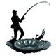 Imex Zorro 11441 Aschenbecher Angler, 172 x 187 mm