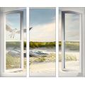 Pro-Art-Bilderpalette gla1321c-dt Open Window Glas-Art, Glas, bunt, 80 x 90 x 1,3 cm