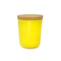 EKOBO XL (900 ml), Lemon Vorratsdose, Bambusfaser/Kunstharz, 12,5 x 12,5 x 12,8 cm, 2-Einheiten