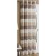 Just Contempo Schleierstoff-Vorhang, gestreift, Textil, Stripe Natural, 90 x 54 inches