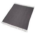 TOM TAILOR T-Soft Zig ZAG Plaid Polyester-Baumwolle schwarz 170 x 130 x 1 cm
