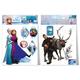 Imagicom walldys30 Disney Frozen & Co, PVC, Mehrfarbig, 0.1 x 42.5 x 30.5 cm