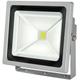 Brennenstuhl Chip-LED-Leuchte / LED Strahler außen (robuster Außenstrahler 50 Watt, Baustrahler IP65 geprüft, LED Fluter Tageslicht) Farbe: silber