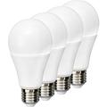 MÜLLER-LICHT 400221 A++, 4er-SET LED Lampe Birnenform ersetzt 100 W, Plastik, E27, weiß, 6.5 x 6.5 x 13.4 cm [Energieklasse A++]