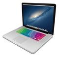 Marblue DE Silikonhülle - Tastaturschutz für MacBook Pro Retina 13" & MacBook Air 13" Zoll, QWERTZ Tastatur, Apple MacBook Zubehör, Laptop Tastatur Hülle aus Silikon, Deutsche Tastatur - Regenbogen