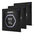 D'Addario E Gitarren Saiten | Gitarrensaiten E Gitarre | Premium Saiten E-Gitarre | DER BELIEBTESTEN SAITENMARKE | NYXL1149-3P | "New York" Stahl | Medium (11-49) | 3er Pack