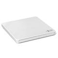 Hitachi-LG GP60 External DVD Drive, Slim Portable DVD Burner/Writer/Player for Laptop, Windows and Mac OS Compatible, USB 2.0, 8x Read/Write Speed - White