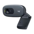 Logitech C270 Webcam, HD 720p, 60° Sichtfeld, Fester Fokus, Belichtungskorrektur, USB-Anschluss, Rauschunterdrückung, Universalhalterung, Für Skype, FaceTime, Hangouts, etc. - Schwarz