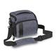 Pedea Kameratasche Fashion Grau 19 x 17 x 15 cm (BxHxT) - Fototasche für Spiegelreflexkameras – Kameratasche groß - Kamera Umhängetasche - Camera Bag für Systemkamera