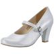 Andrea Conti Damen 1003460 Pumps, Silber (Silber 096)