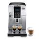De'Longhi Dinamica ECAM 350.35.SB Kaffeevollautomat mit Profi-Milchaufschäumdüse für Cappuccino, Espresso, Kaffee und Long Coffee Direktwahltasten, Klartext Digitaldisplay, 2-Tassen-Funktion, Silber