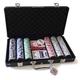 France Cartes 130005271 Mallette Poker Premium Grimaud - 300 Jetons et 2 Jeux de Cartes