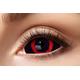 Eyecatcher 84091541-s07 - Farbige Sclera Kontaktlinsen, 1 Paar, für 6 Monate, Schwarz, Rot, Karneval, Fasching, Halloween