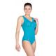 belly cloud Damen Body figurformender seamless Body mit V-Ausschnitt, Gr. 42/44 (XL), Türkis (smaragd)