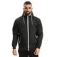 Urban Classics Herren Jacke Contrast Windrunner, winddichte Übergangsjacke mit Kapuze, Reißverschluss, Regular Fit, blk/wht, XL