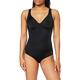 Sassa Damen Formender Body doppelt vorgeformt 00903, Einfarbig, Gr. 90B, Schwarz (Schwarz 00500)