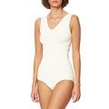 belly cloud Damen Figurformende model-up V-body Formender Body, Elfenbein (Champagner), 38-40 EU