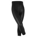 FALKE Unisex Kinder Leggings Cotton Touch K LE blickdicht einfarbig 1 Stück, Schwarz (Black 3000), 134-146