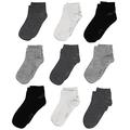 s.Oliver Socks Jungen Sneakersocken S21010, 9er Pack, Grau (grey 49), 27-30 (Herstellergröße: 27/30)