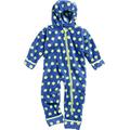 Playshoes Baby-Unisex Fleeceoverall, Fleeceanzug Punkte, Oeko Tex Standard 100 Schneeanzug, Blau (Marine 11), 62