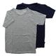 Minymo 2er Pack Baby Jungen T-Shirt, Kurzarm, Alter 12-18 Monate, Größe: 86, Farbe: Dunkelblau und Grau, 3932