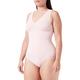 belly cloud Damen Body figurformend mit V-Ausschnitt, Rosa (rose 559), XL