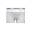 Calvin Klein Jungen 2er Pack Boxershorts Trunks Baumwolle mit Stretch, Mehrfarbig (White/Grey Heather), 8-10 Jahre