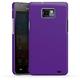 Samsung Galaxy S2 Plus Hülle Premium Case Schutz Cover Lila Violett Purple