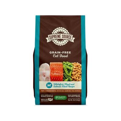 Supreme Source Whitefish Meal & Salmon Meal Grain-Free Dry Cat Food, 3-lb bag