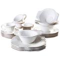 American Atelier 5286-20 20-Piece Baroque Dinnerware Set