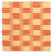 Orange/Yellow 72 x 0.25 in Area Rug - August Grove® Opie Ikat Handmade Flatweave Cotton Area Rug in Yellow/Orange Cotton | 72 W x 0.25 D in | Wayfair