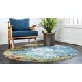 Blue 96 W in Indoor Area Rug - Millwood Pines Kalmin Abstract/Red Area Rug Polypropylene | Wayfair BNGL7686 33127013