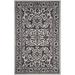 White 24 x 0.63 in Indoor Area Rug - Ophelia & Co. Ellicottville Oriental Handmade Tufted Wool Silver/Gray Area Rug Wool | 24 W x 0.63 D in | Wayfair